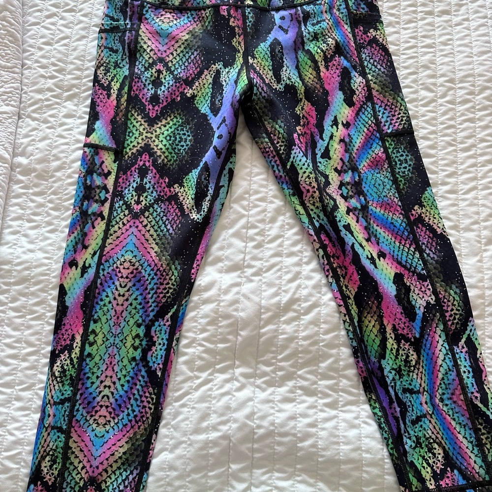 Constantly Varied Gear Multicolor Snake Print Leggings